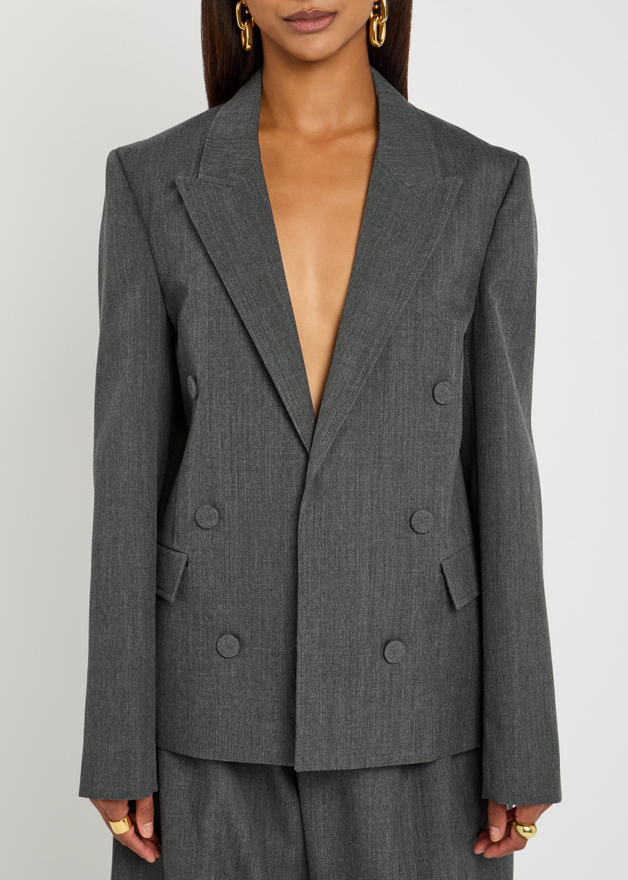 JW Anderson Double Breasted Tailored Wool Blazer - 2