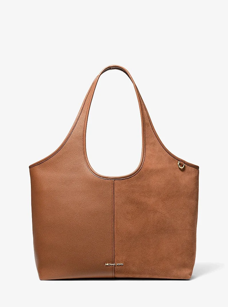 Henly Large Leather and Suede Tote Bag - 1