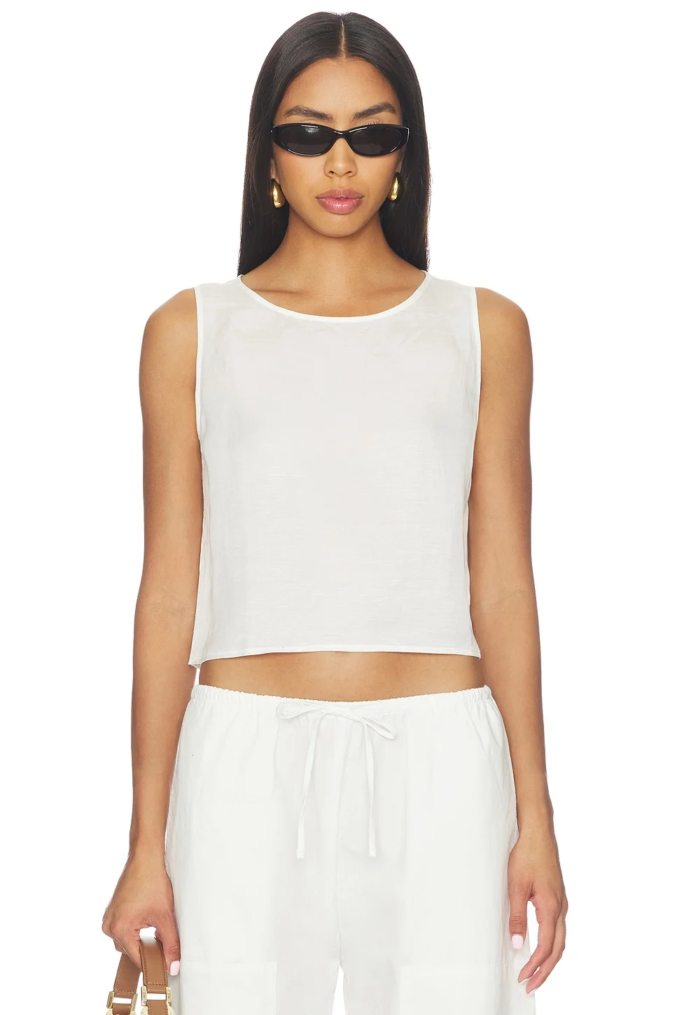 Daniel Crop Sleeveless Crew - 1