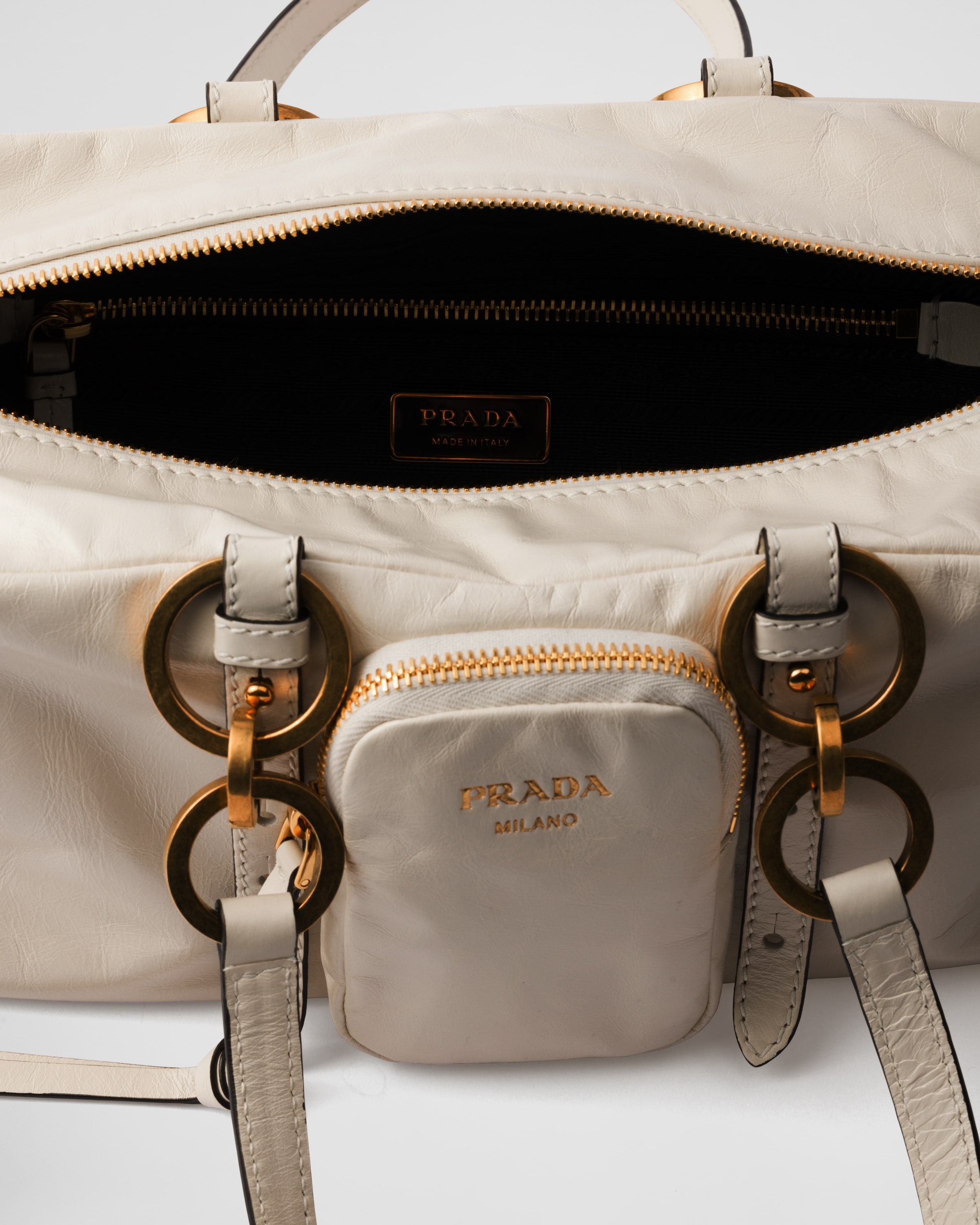 Prada Dangle medium leather top-handle bag - 4