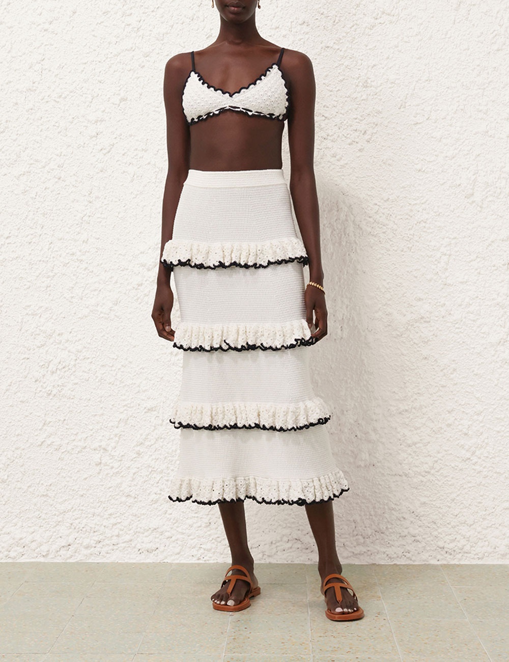 HALLIDAY SCALLOP FRILL SKIRT - 7