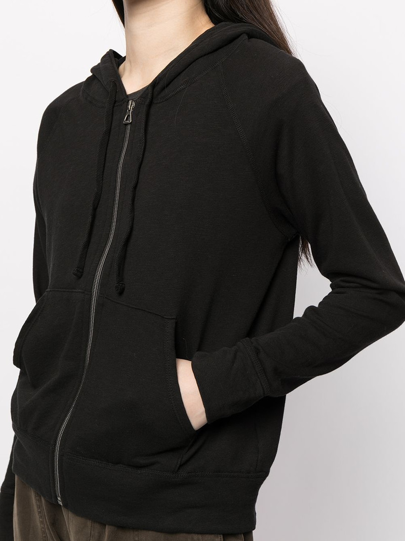 zipped drawstring hoodie 5