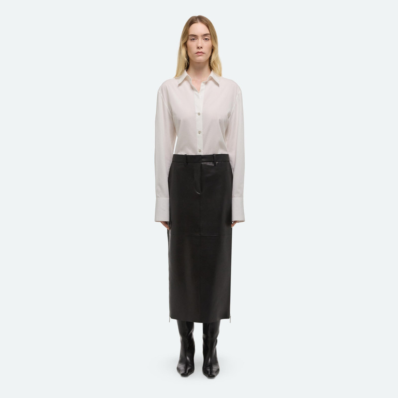 LEATHER ZIP SKIRT 3