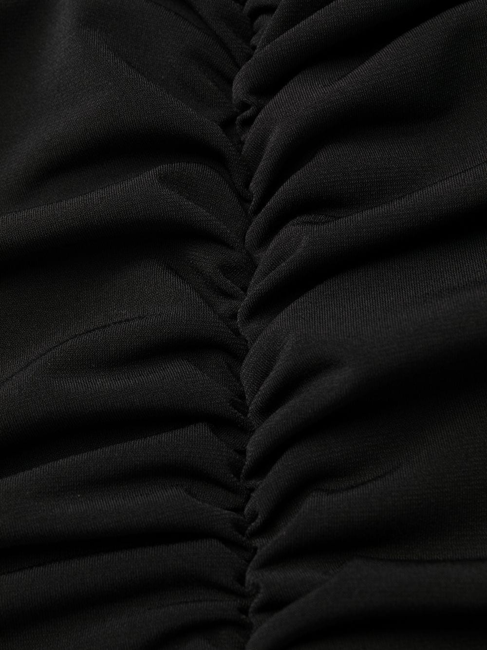 Wrinkles ruffle-detail mini dress - 6