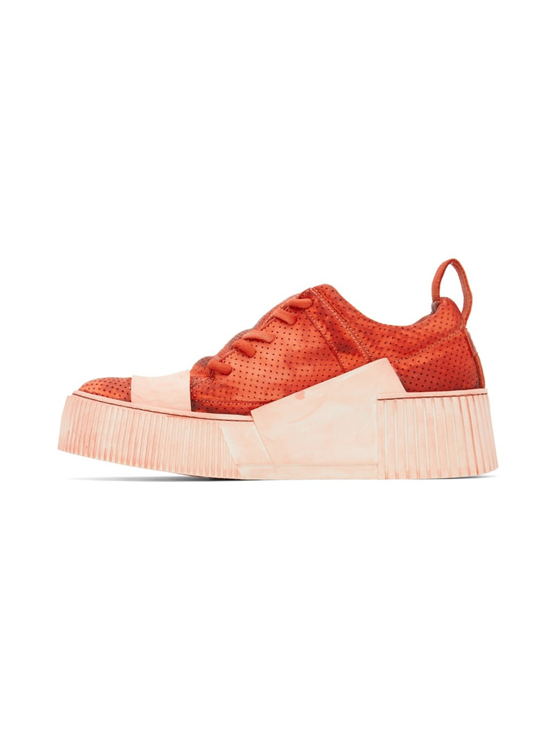 SSENSE Exclusive Red Bamba 2.1 Sneakers 3