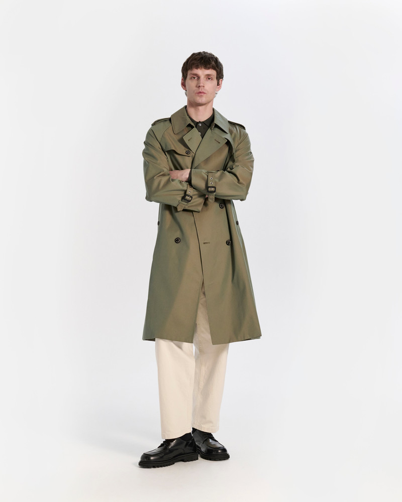 Mackintosh Blanefield Gabardine Double Breasted Trench Coat outlook