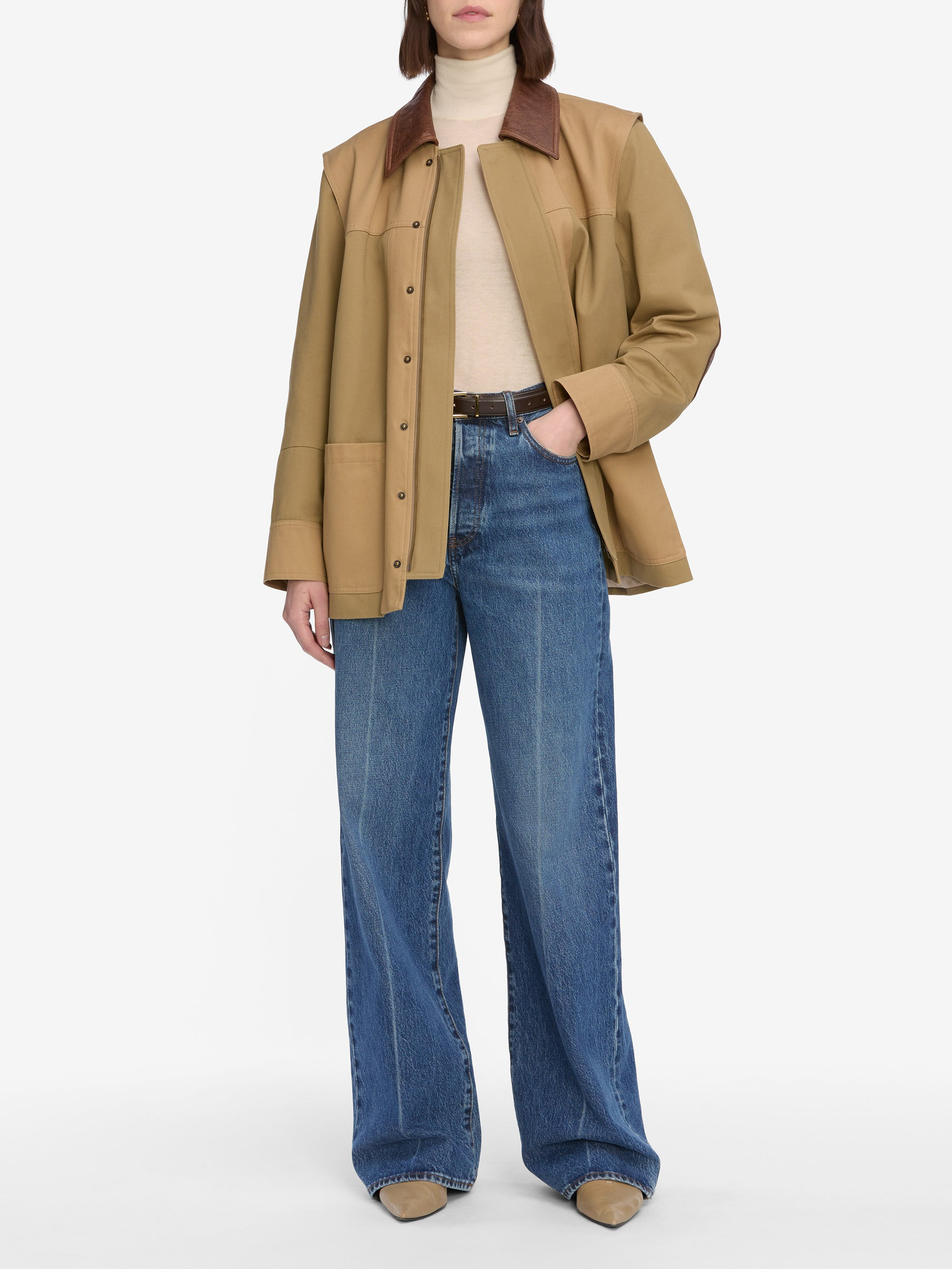 The Chore Jacket in Khaki - 2