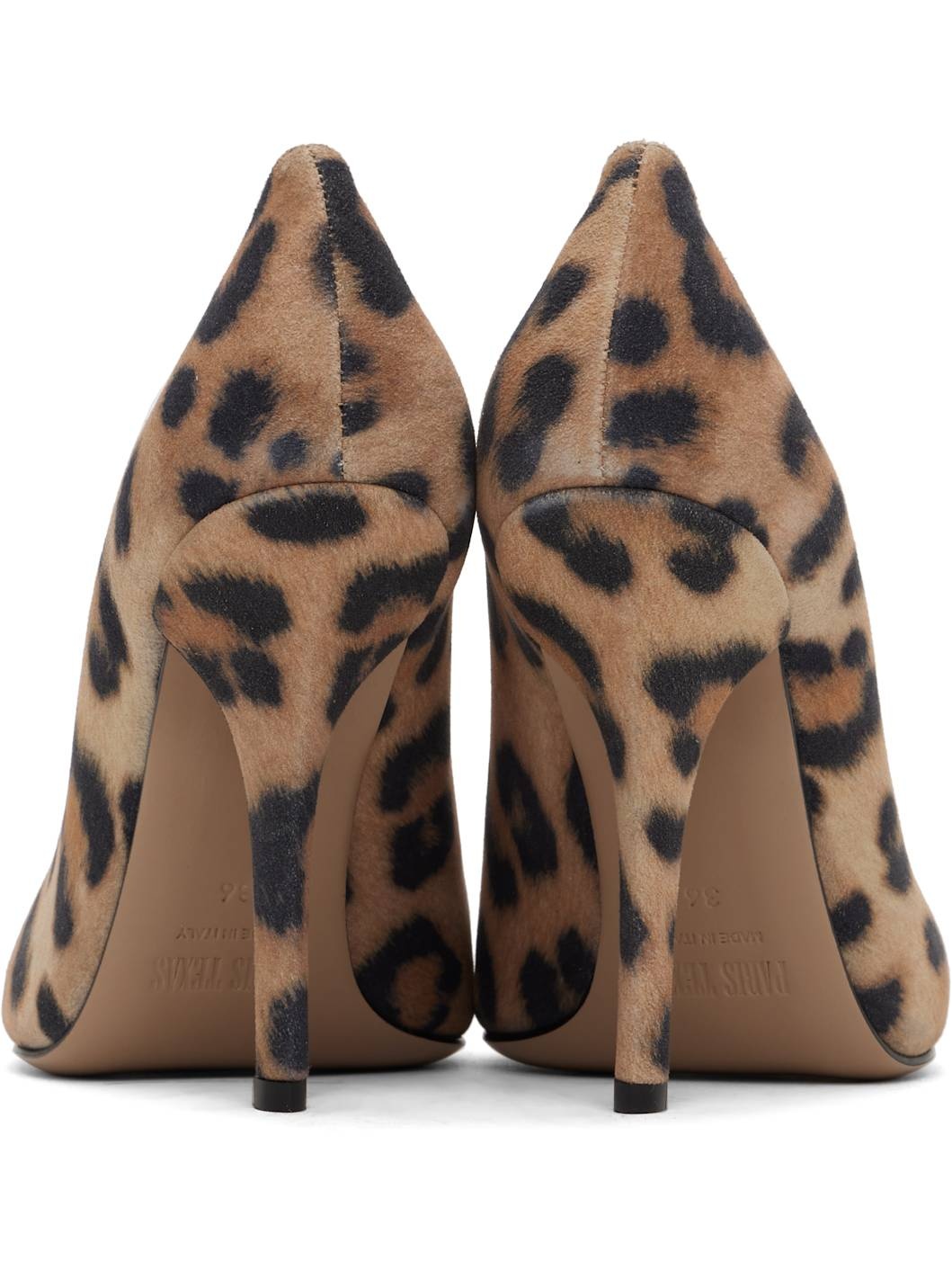 Tan & Black Jessica Heels - 2
