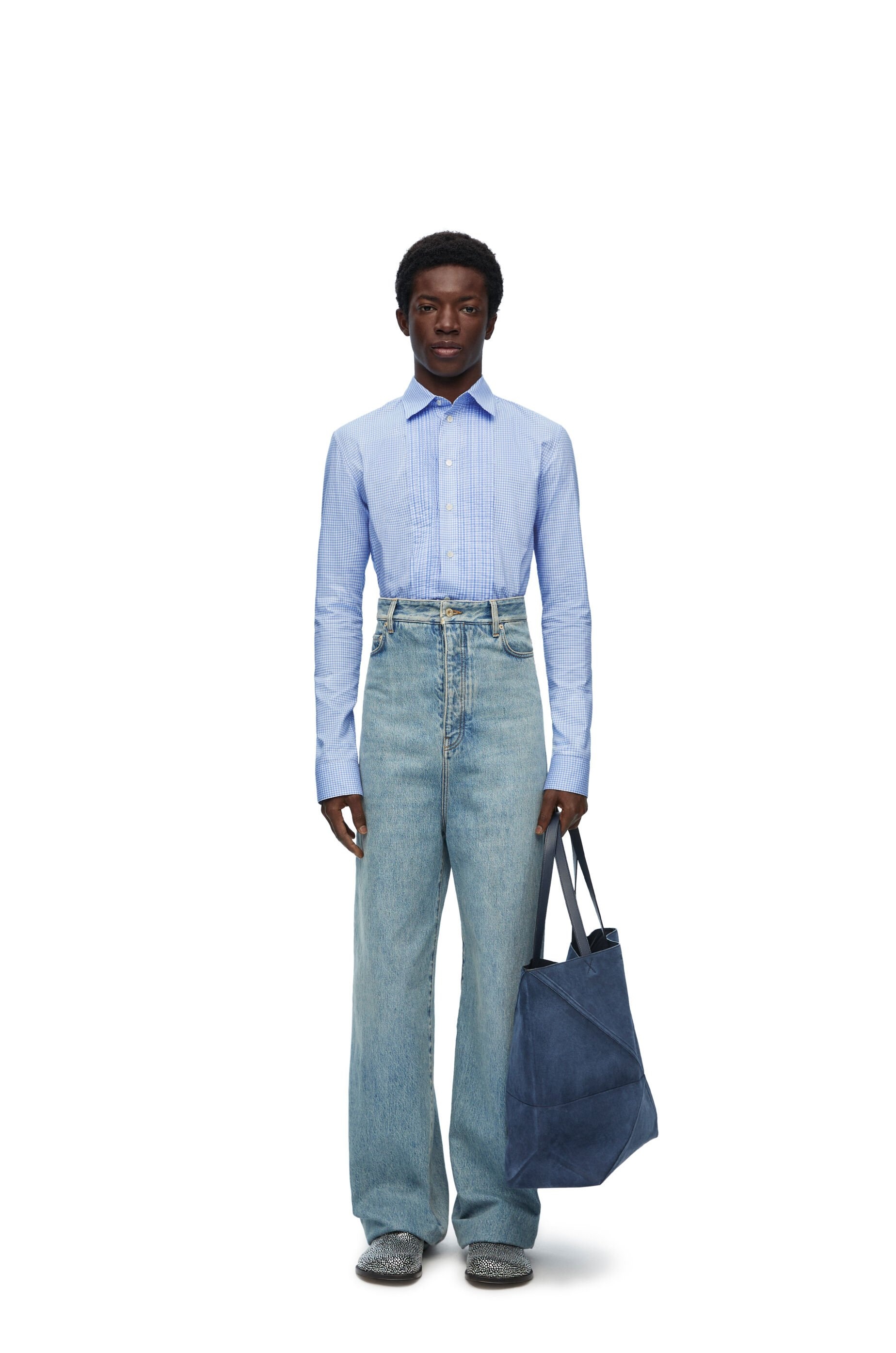Pleated shirt in cotton - 2