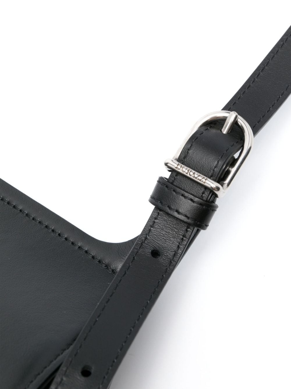 D-ring leather tote bag - 4