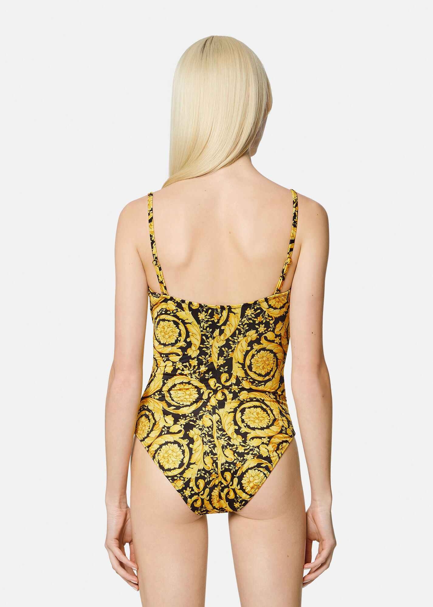 Barocco Print One-Piece Swimsuit - 3