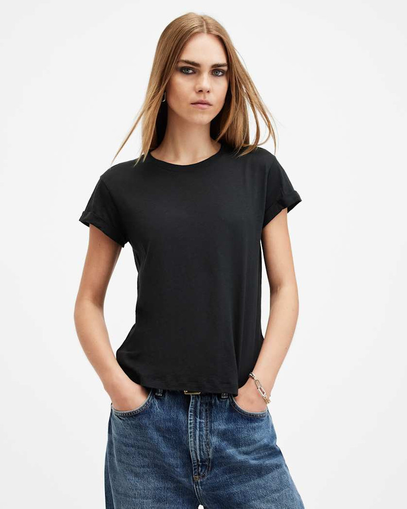 ANNA CREW NECK SHORT SLEEVE T-SHIRT - 1