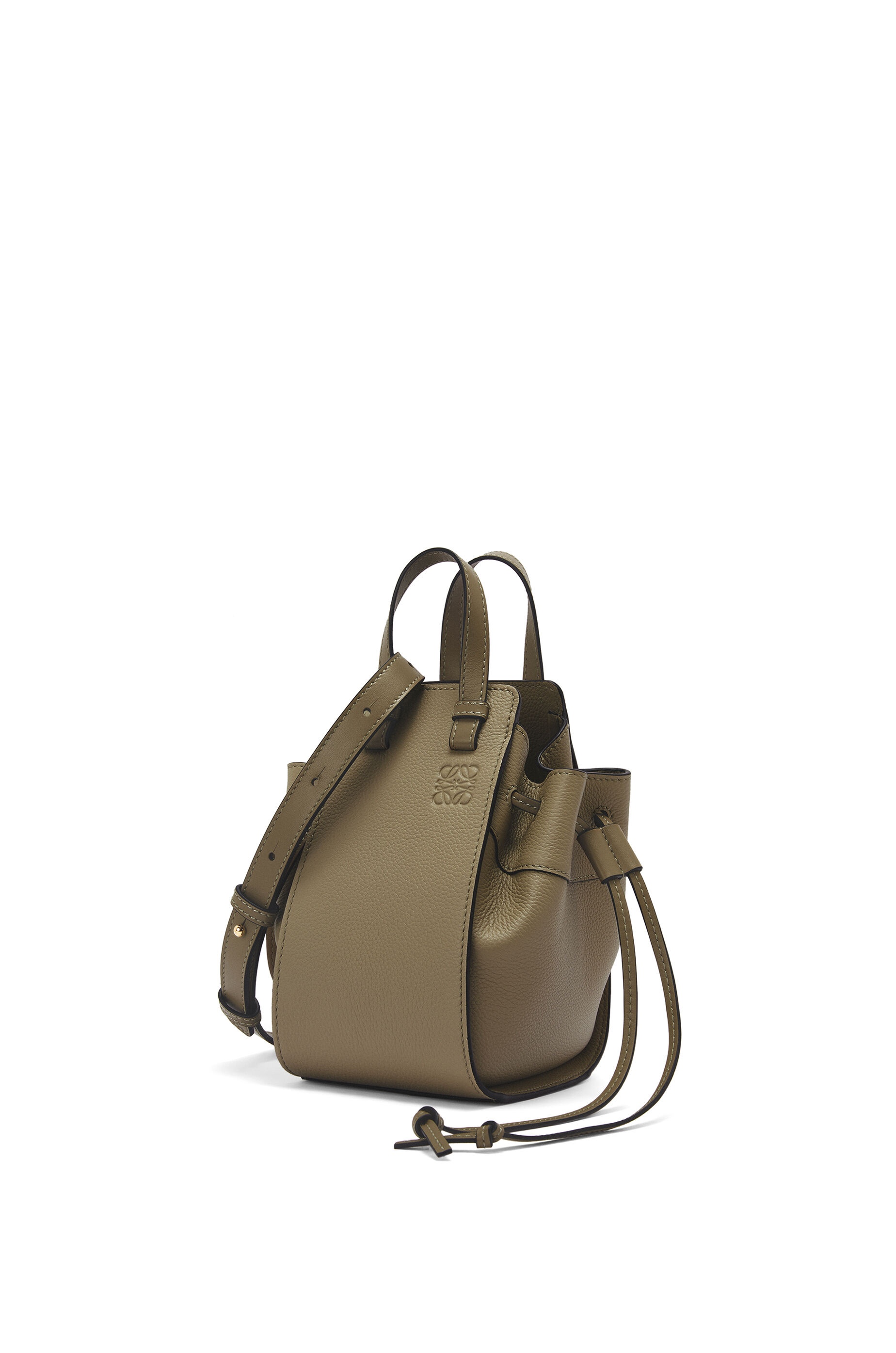 Mini Hammock drawstring in soft grained calfskin - 1