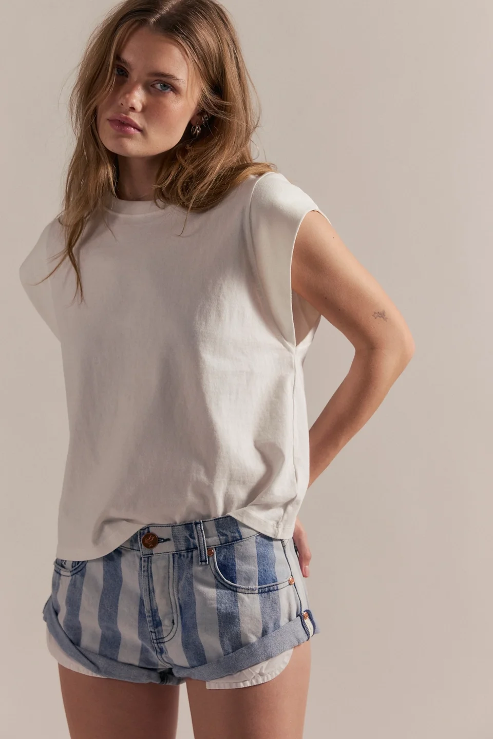 OneTeaspoon Bandits Printed Low-Waist Shorts - 1