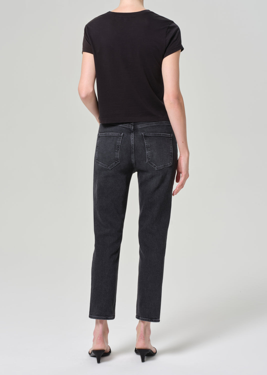 RILEY HIGH RISE STRAIGHT CROP (STRETCH) IN PANORAMIC - 2