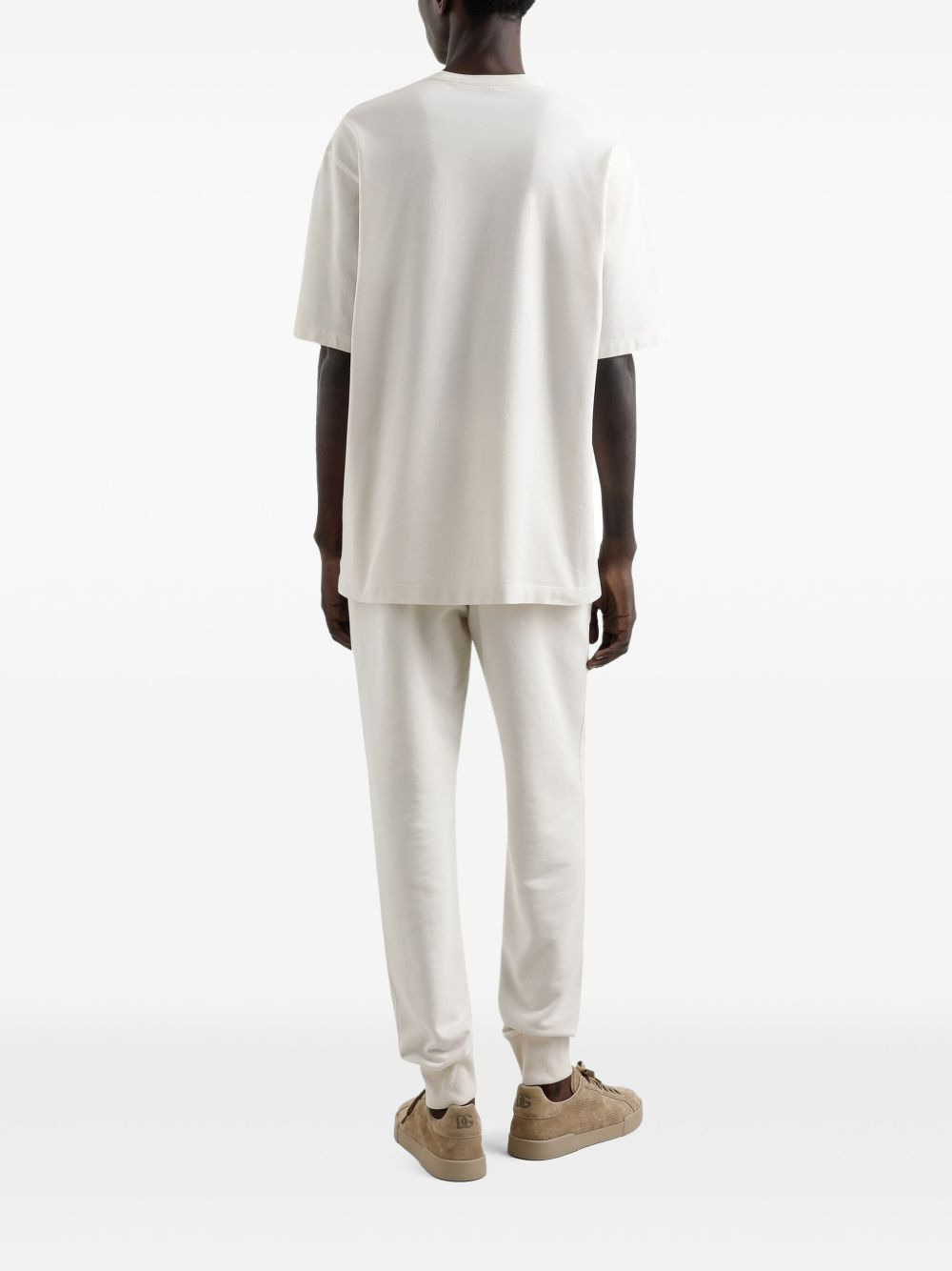 Dolce & Gabbana Men Cotton T-Shirt With Metal Tag - 3