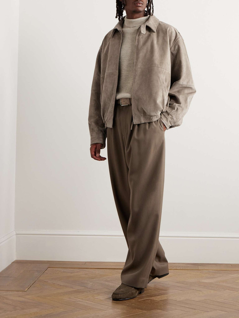 The Row Ronan Suede Jacket outlook