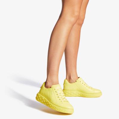 JIMMY CHOO Diamond Light Maxi/F
Soft Yellow Nappa Leather Low-Top Trainers with Platform Sole outlook