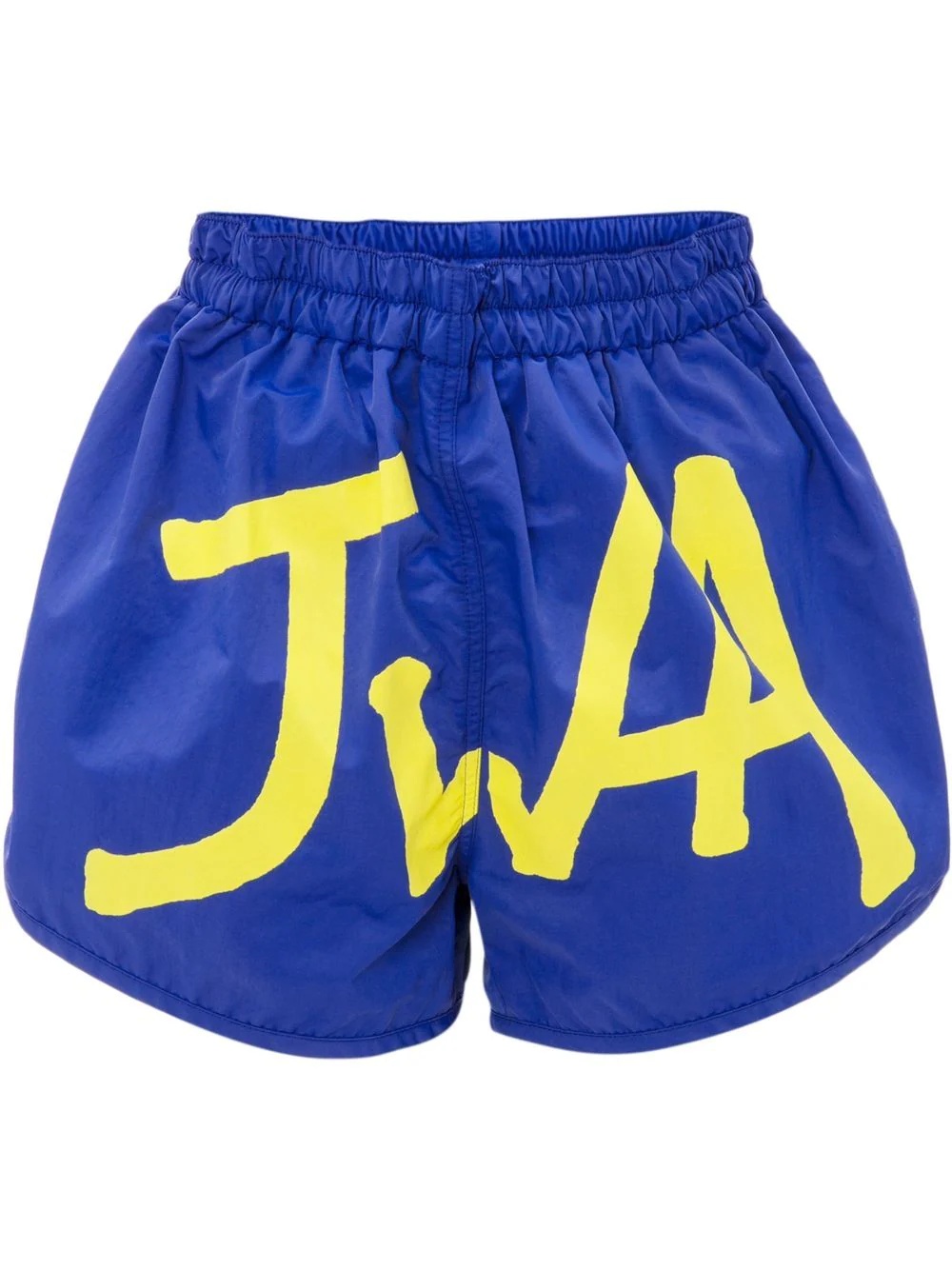 logo-print swim shorts - 1