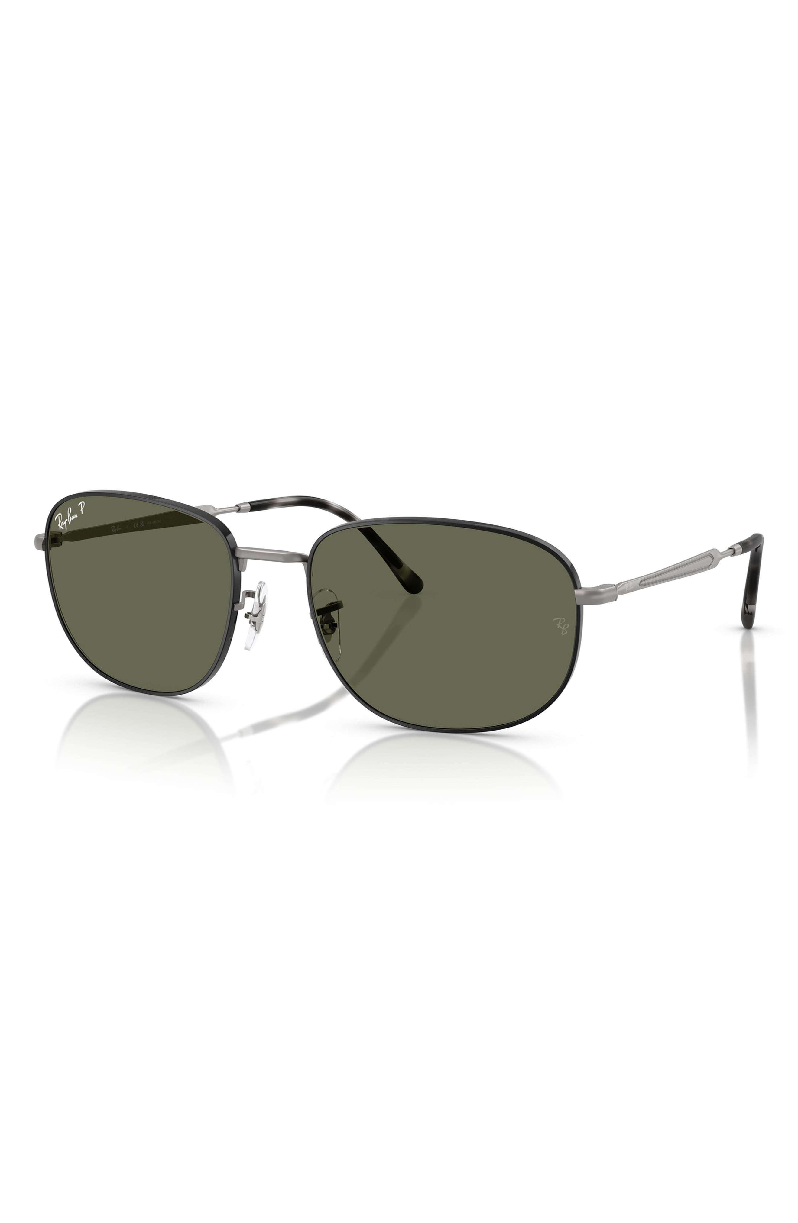 Ray-Ban 60mm Pillow Polarized Sunglasses in Gunmetal at Nordstrom - 2