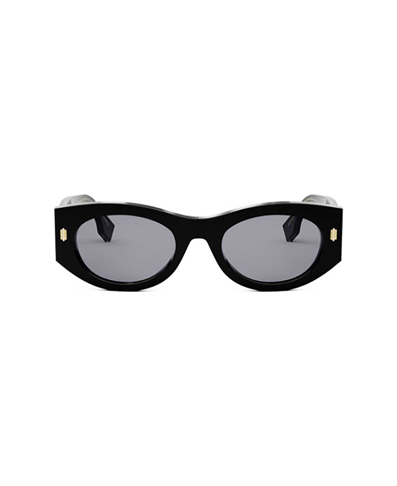 Oval Frame Sunglasses - 1