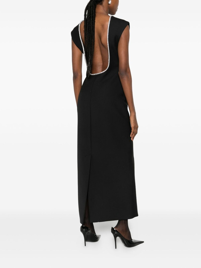 RÓHE collar-embellished midi dress outlook