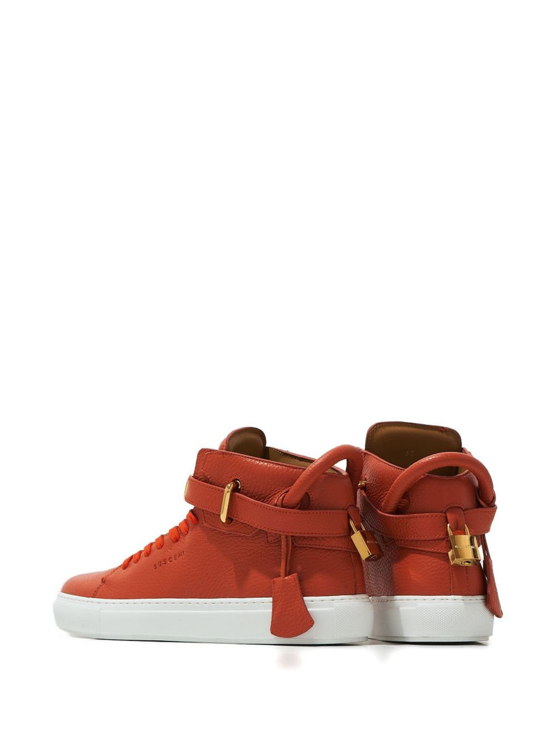 padlock leather sneakers 4