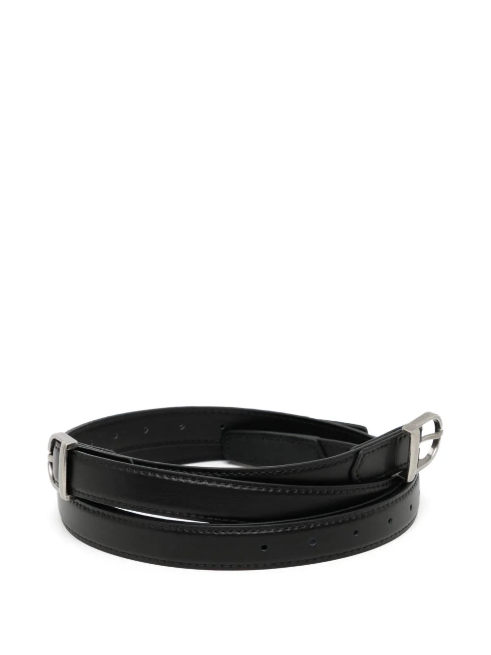 two-way leather belt - 1