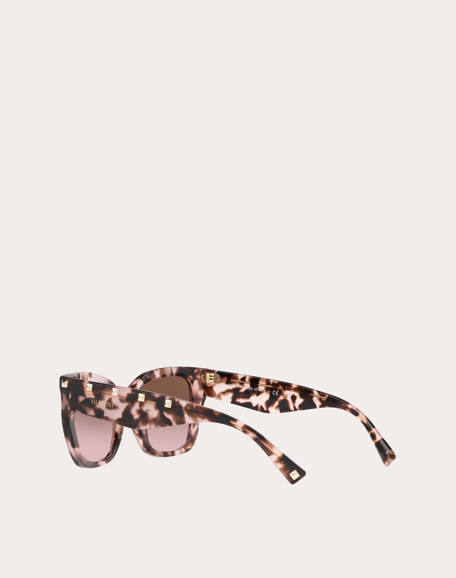 SQUARE ACETATE SUNGLASSES WITH STUDS - 4