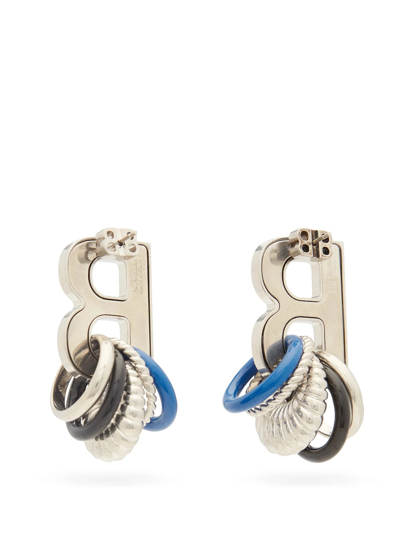 Multirings XL B-logo earrings - 3