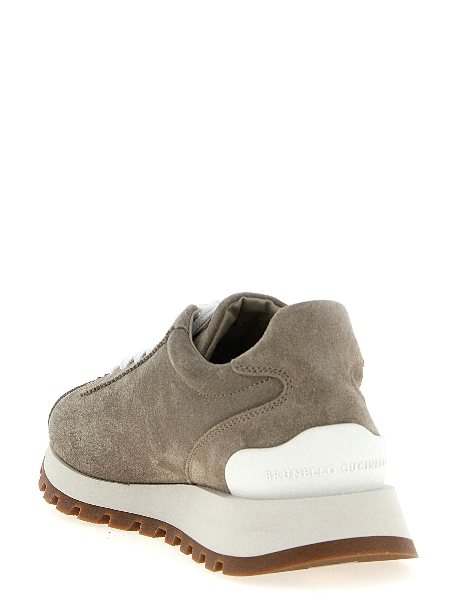 Brunello Cucinelli Women Shiny Tab Sneakers - 3