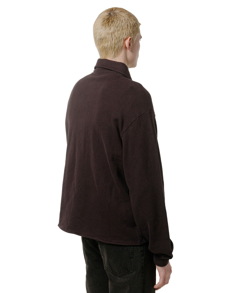 Recovery Shirt Deep Brown Fuzzy Fleece 3