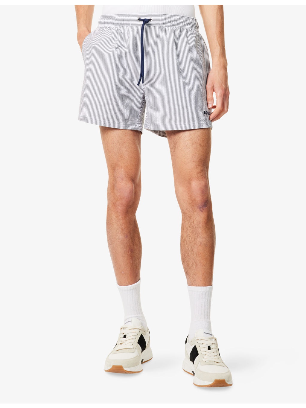 Velvetfish Striped Swim Shorts - 3