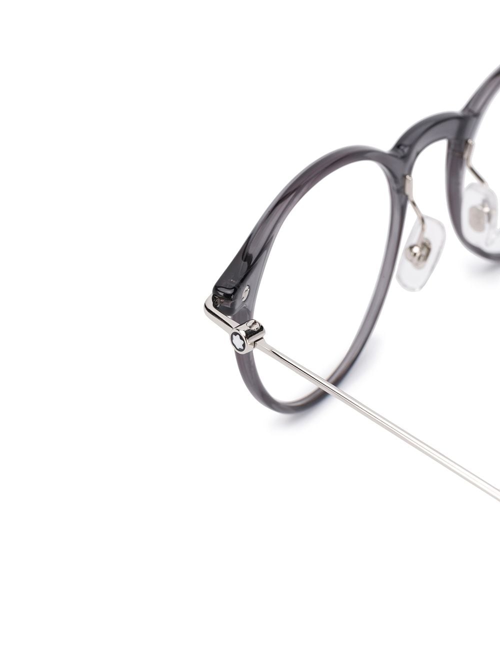 polished round-frame glasses - 3