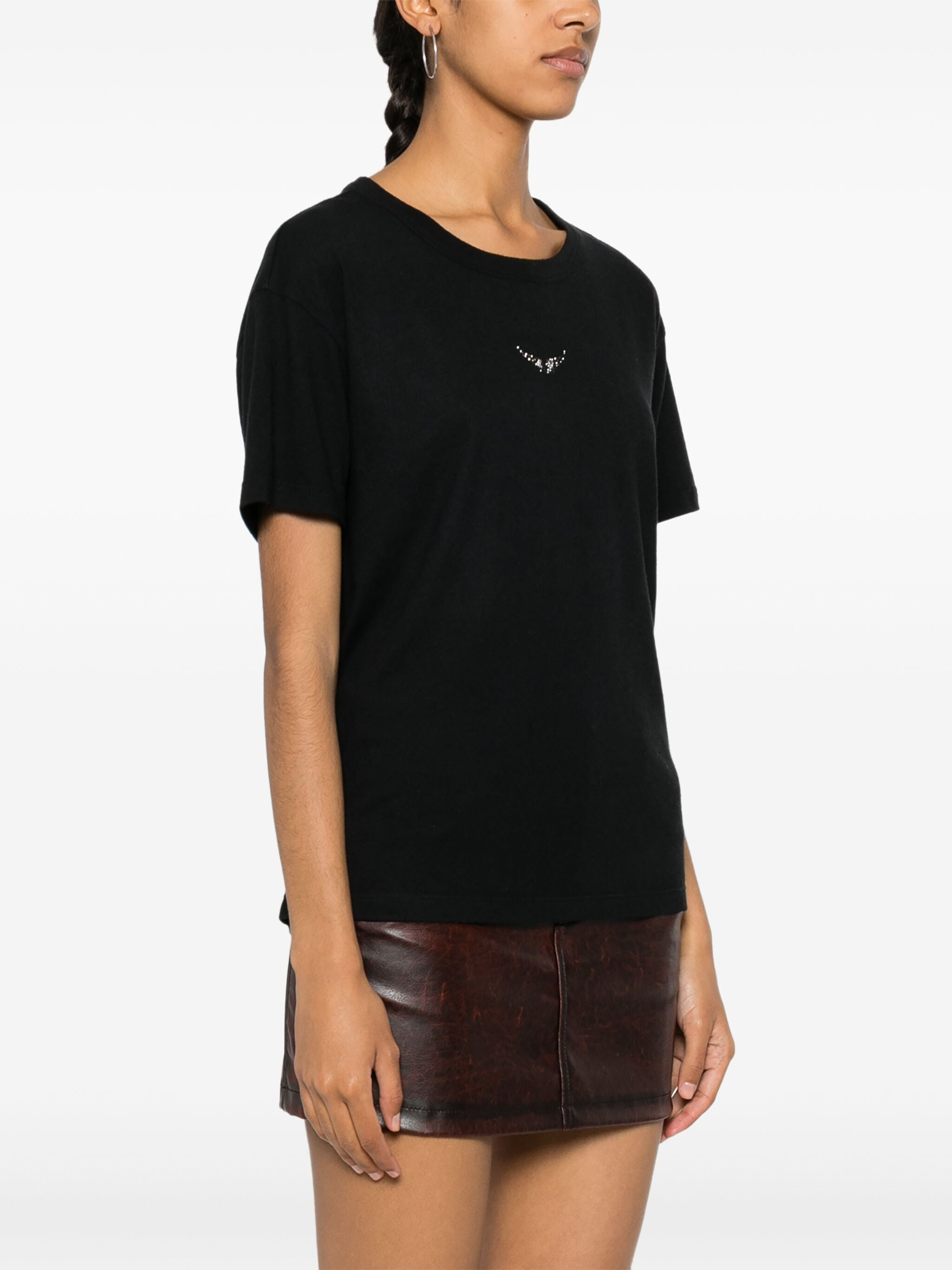 Zadig & Voltaire Marta Wings-appliqué T-shirt - 4