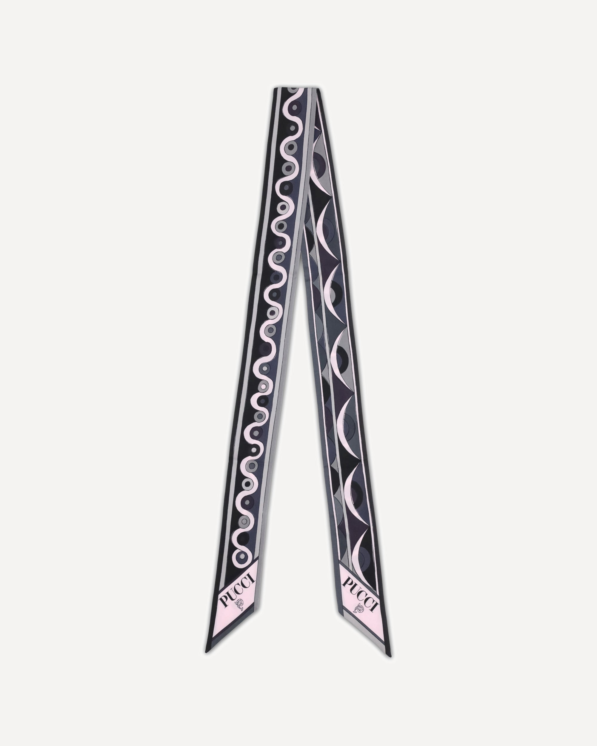 Printed silk Scarf - 1
