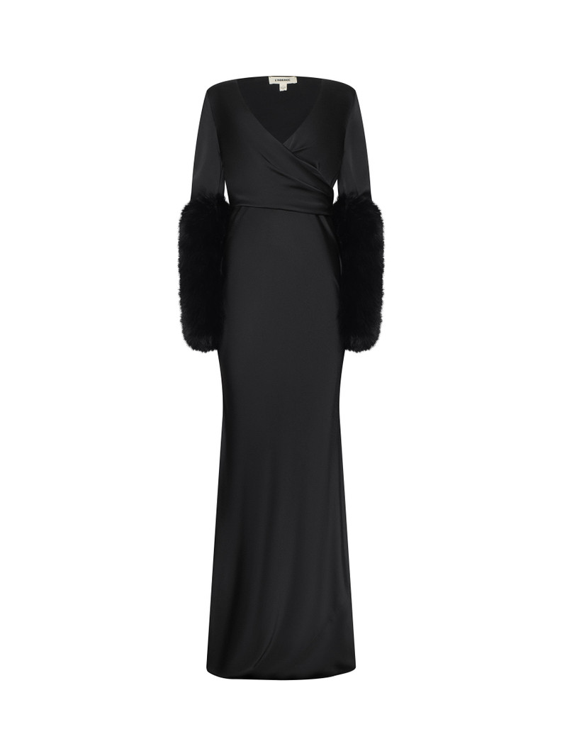 Manon Gown with Faux Fur 1