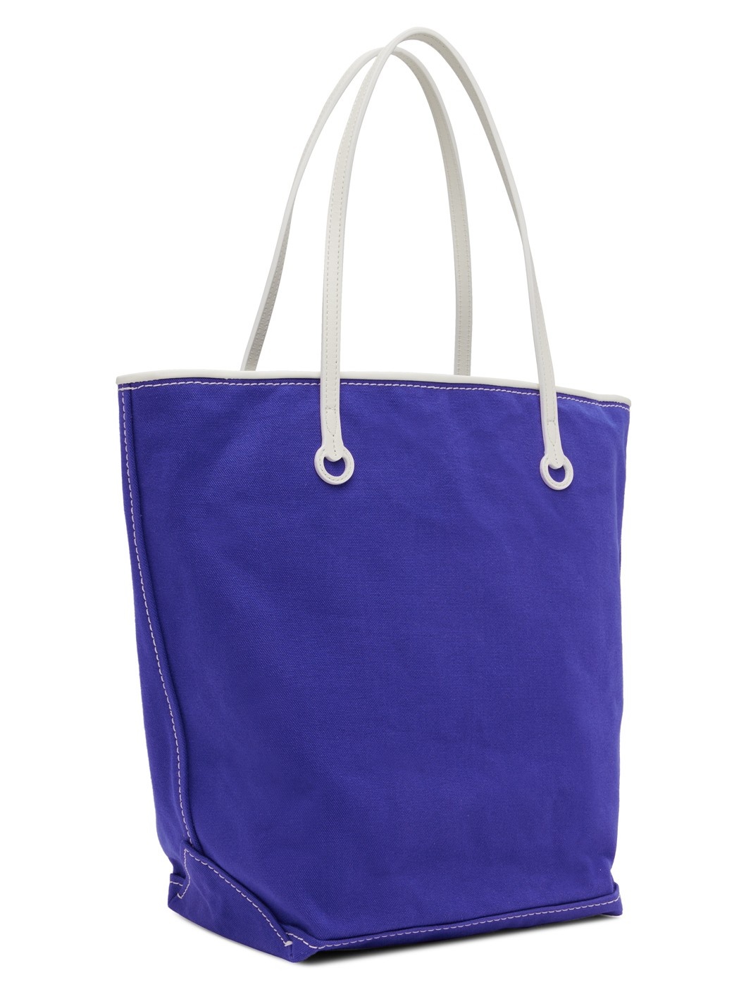 Blue Tall Anchor Tote - 3