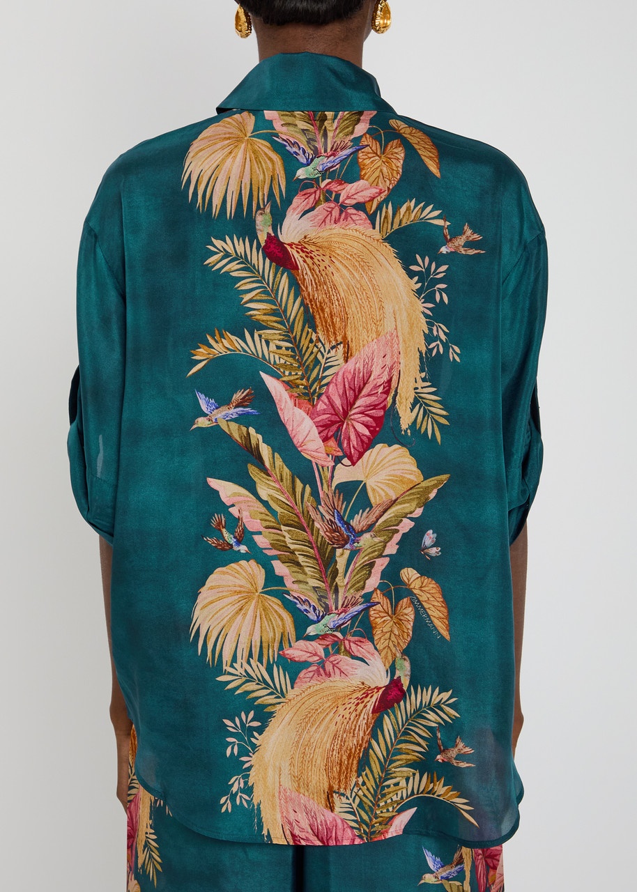 Zimmermann Ascension Relaxed Printed Silk Shirt - 3