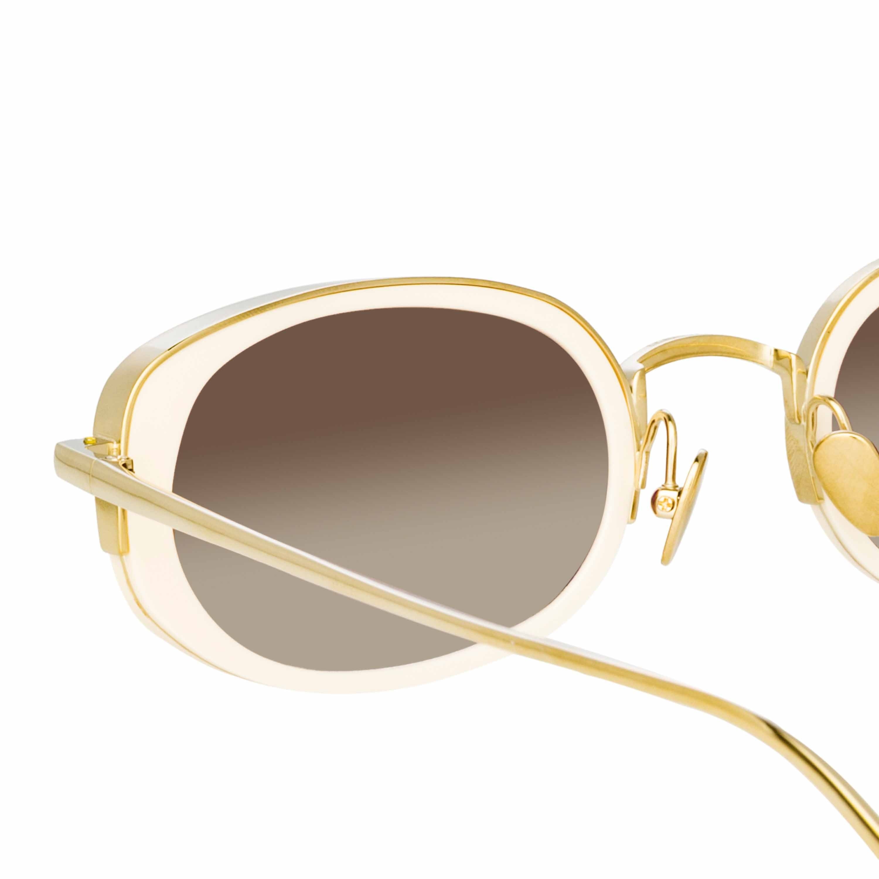 Rosie Sunglasses in Cream - 4