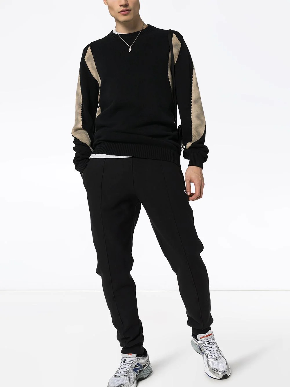 tapered cotton sweatpants - 2