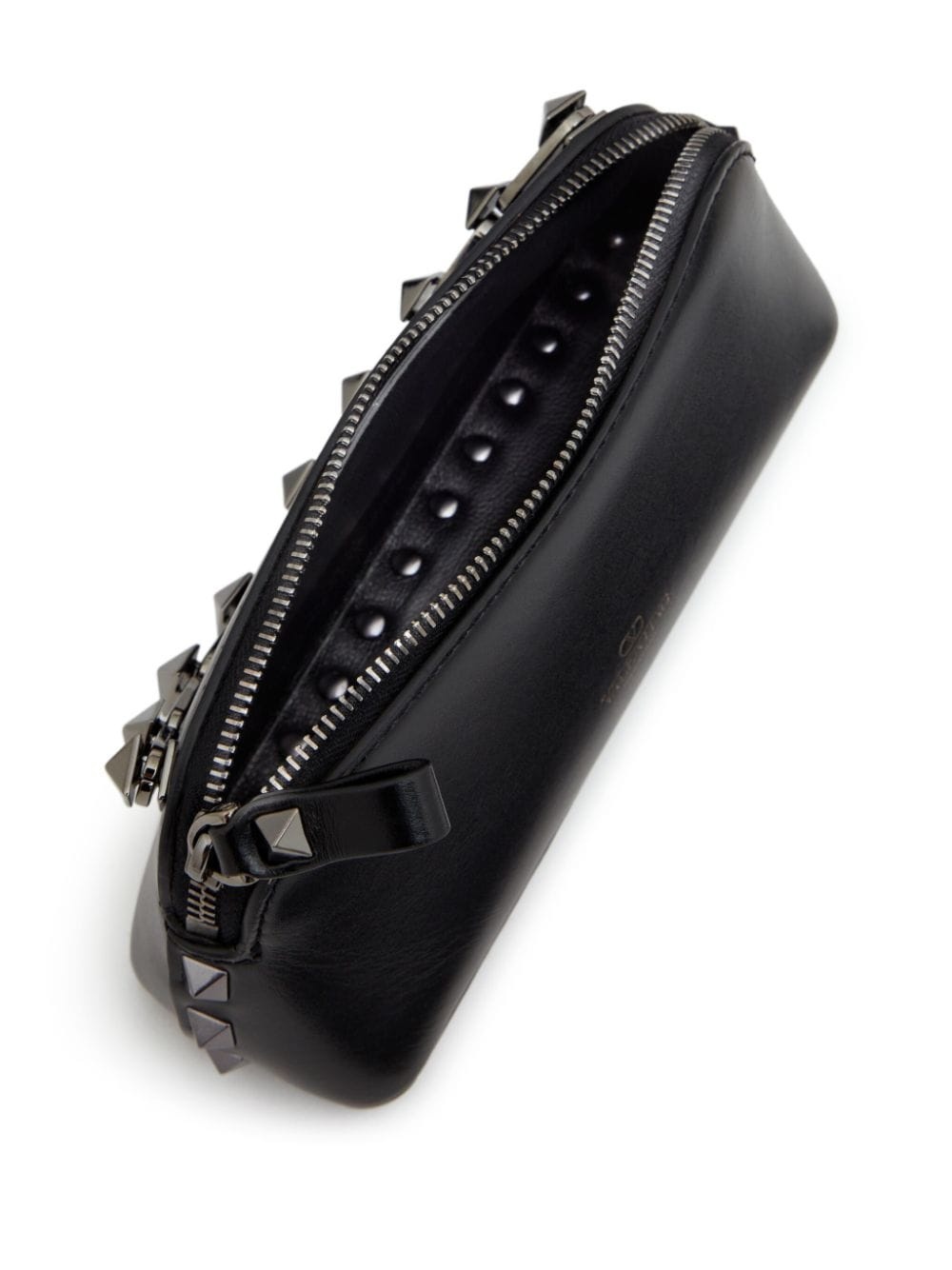 mini Rockstud calfskin clutch - 7