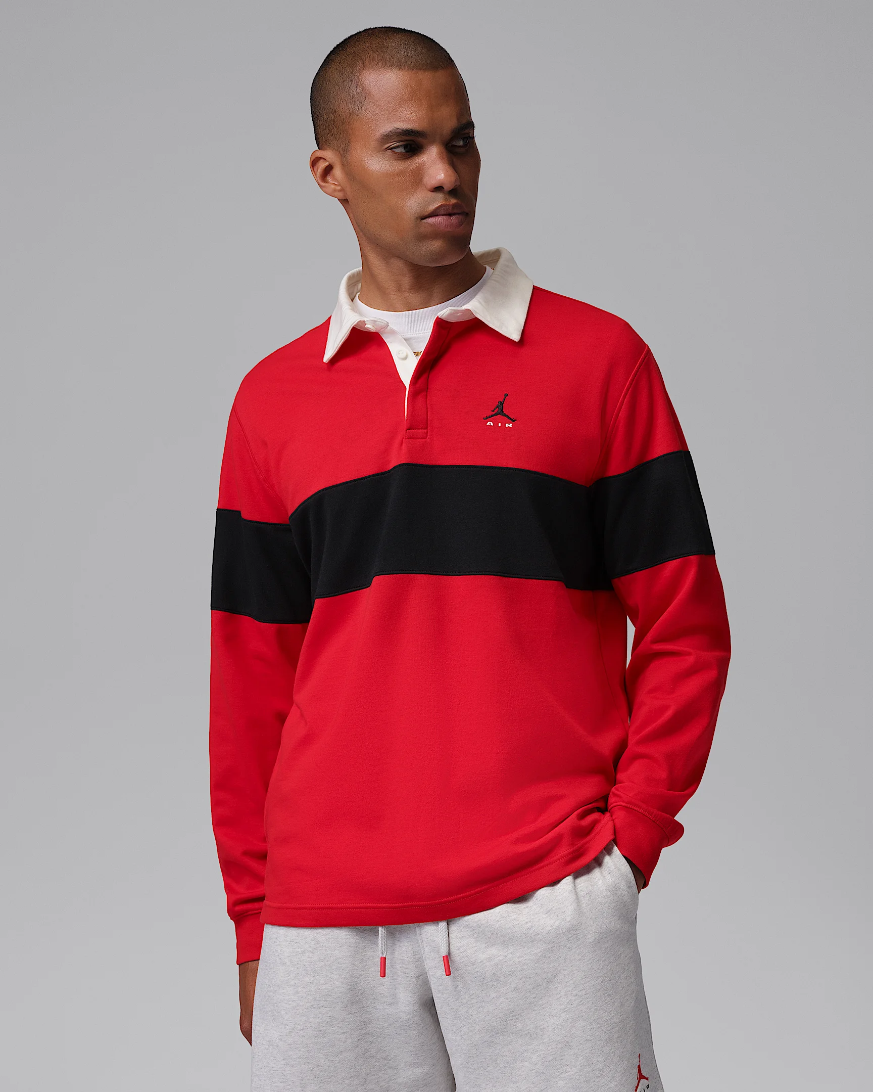 Jordan Brooklyn Men's Long-Sleeve Polo - 1