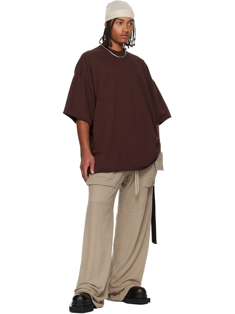 Rick Owens DRKSHDW Burgundy Concordians Tommy T-shirt outlook