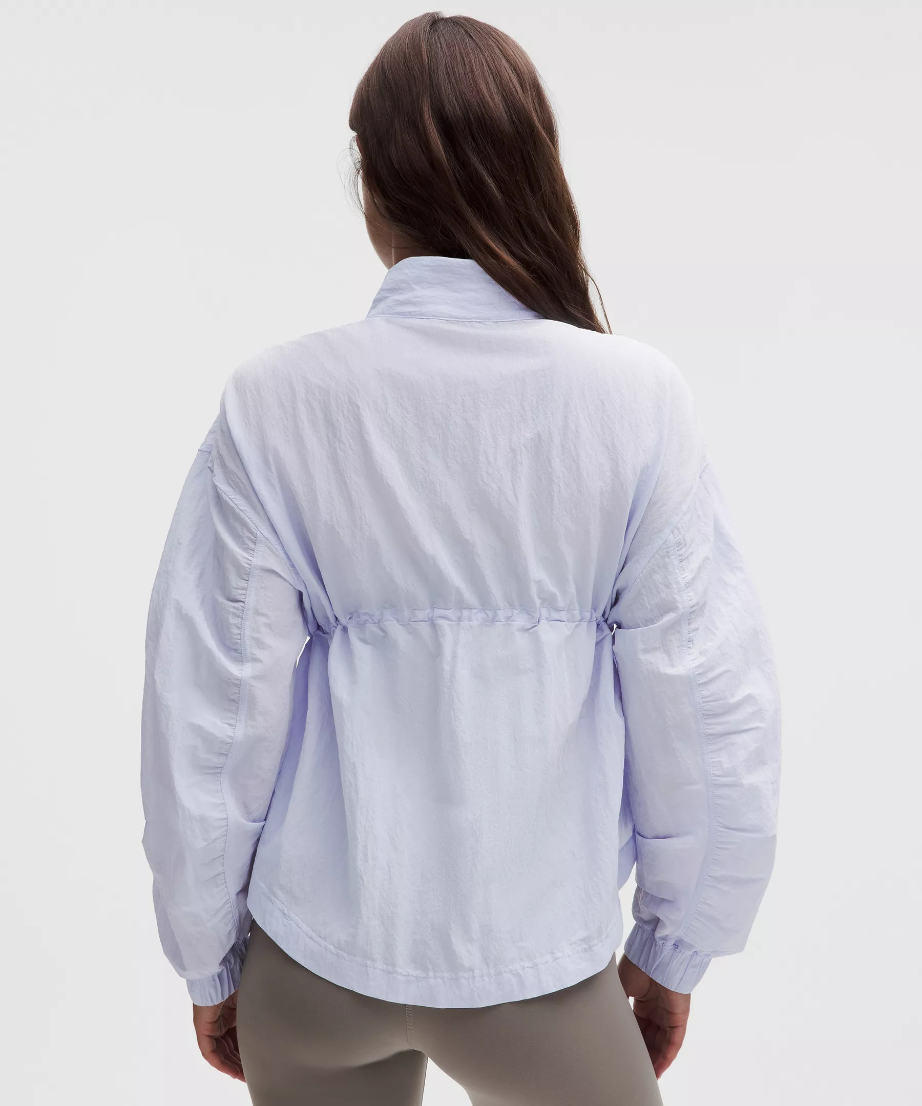 Crinkle Nylon Cinchable Jacket - 3