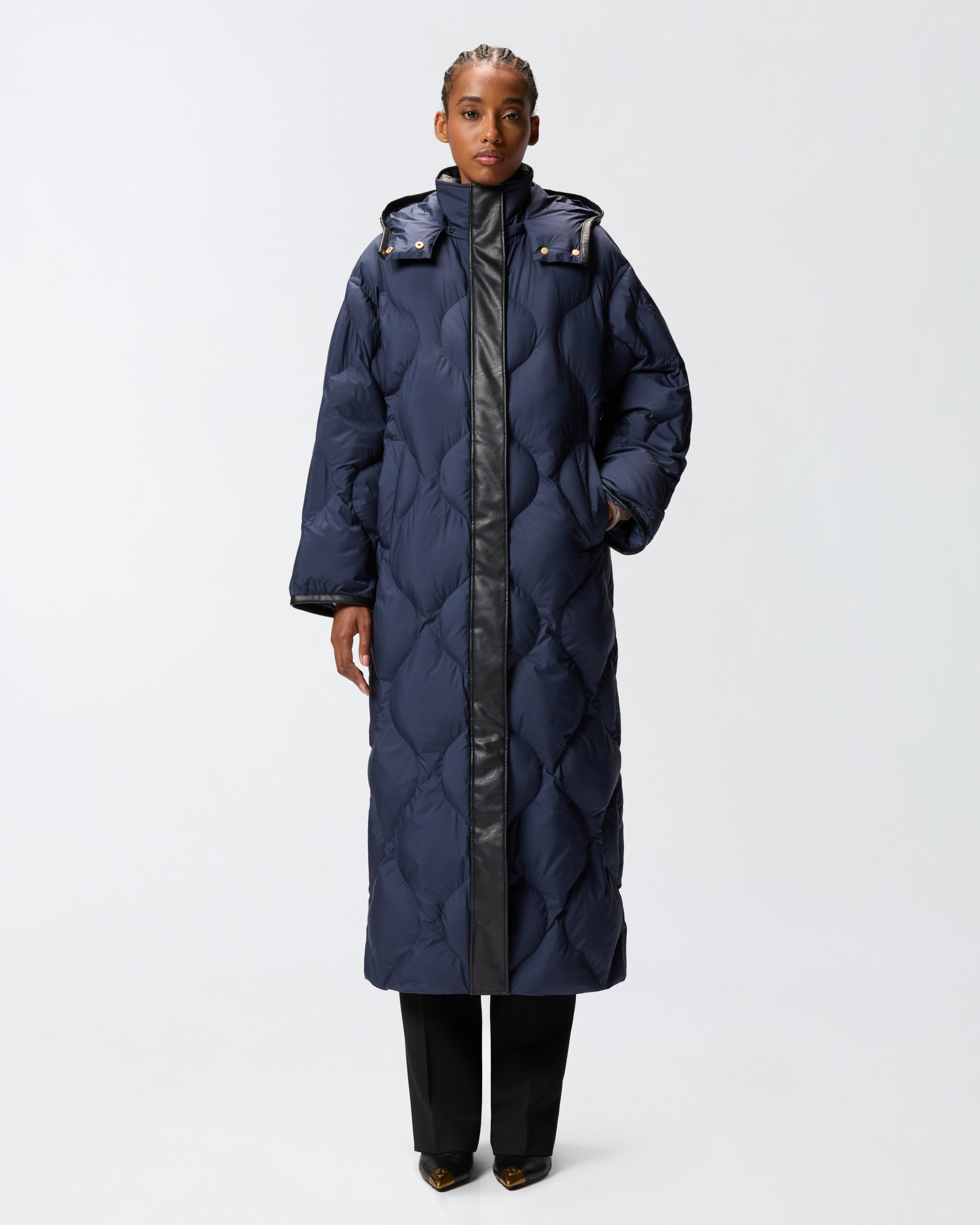 LONG QUILTED COAT - 2