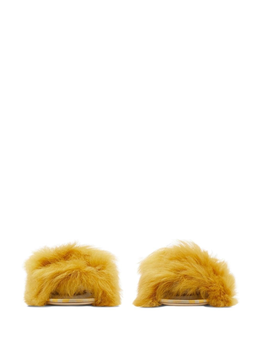 60mm shearling open-toe sandals - 3