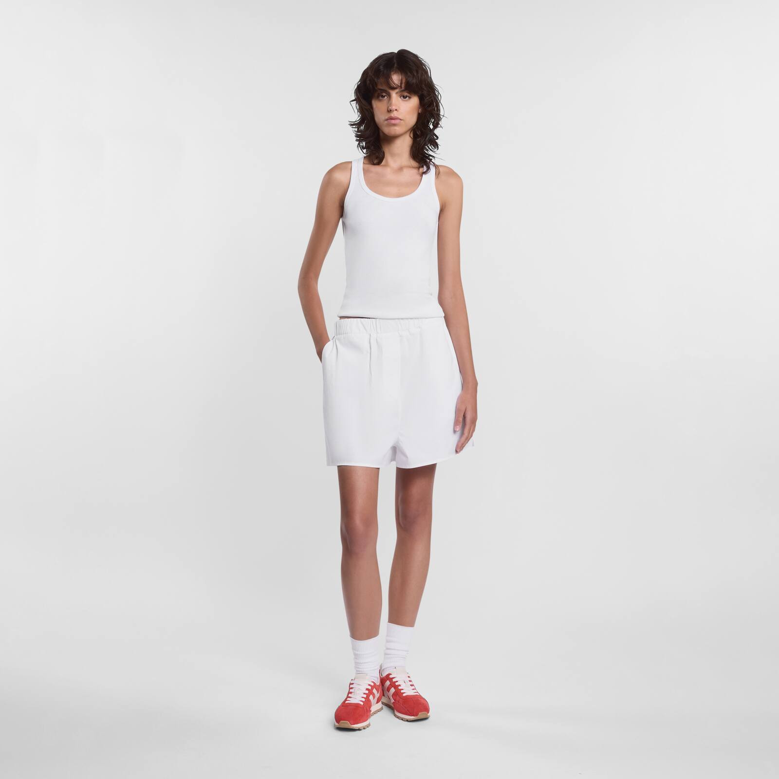 Shorts in cotton poplin - 2
