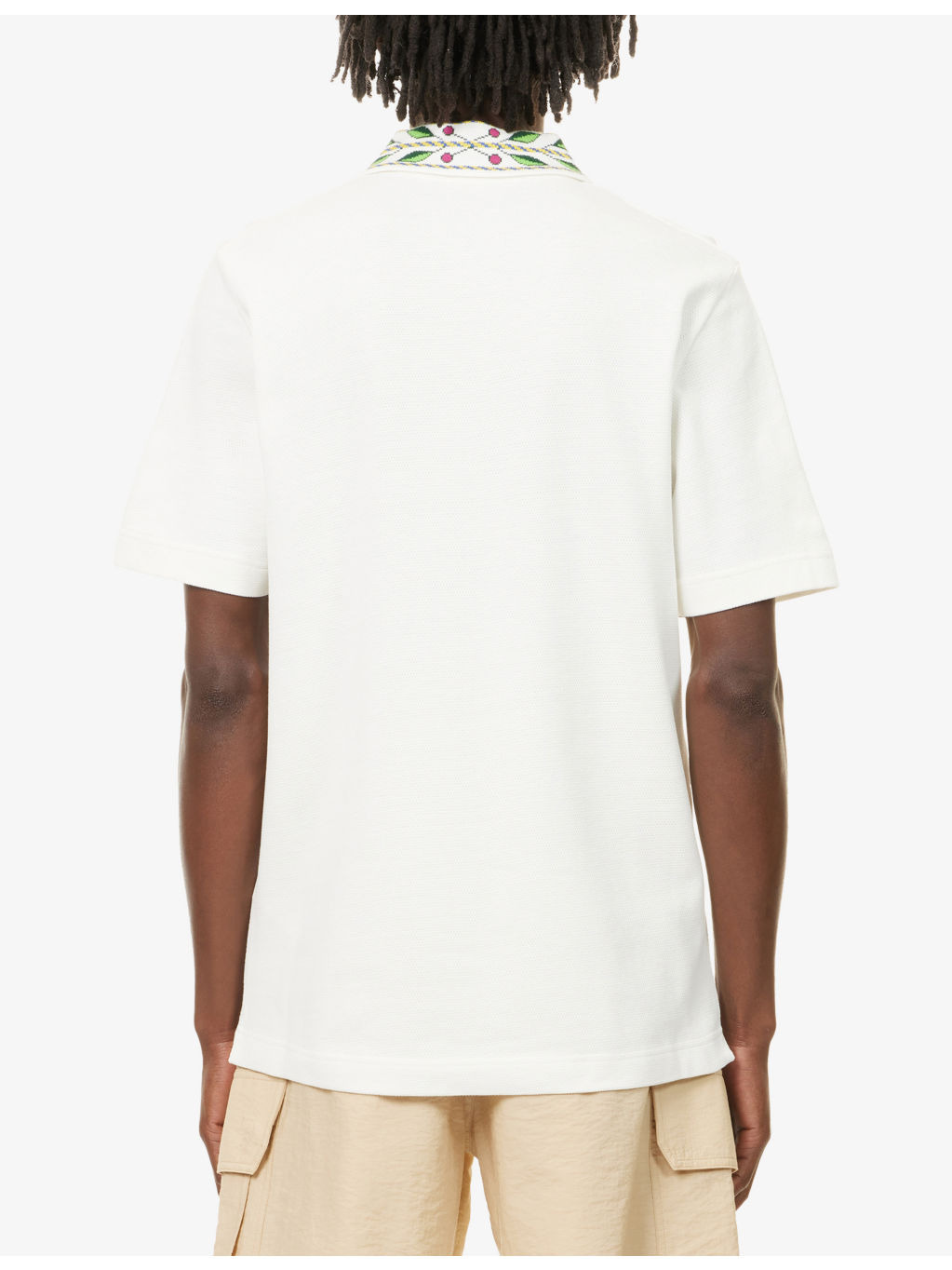 Laurel Logo-Patch Cotton-Pique Polo Shirt - 4