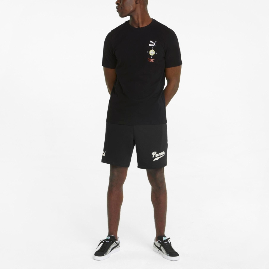 PUMA Essential Sweat Shorts 'Black' 536934-01 - 3
